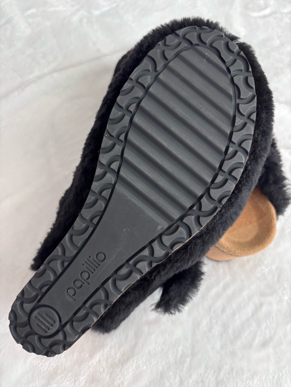 BIRKENSTOCK Papillio Fanny Teddy Shearling Heeled Slip On Clog--NWT--8 - Picture 15 of 15